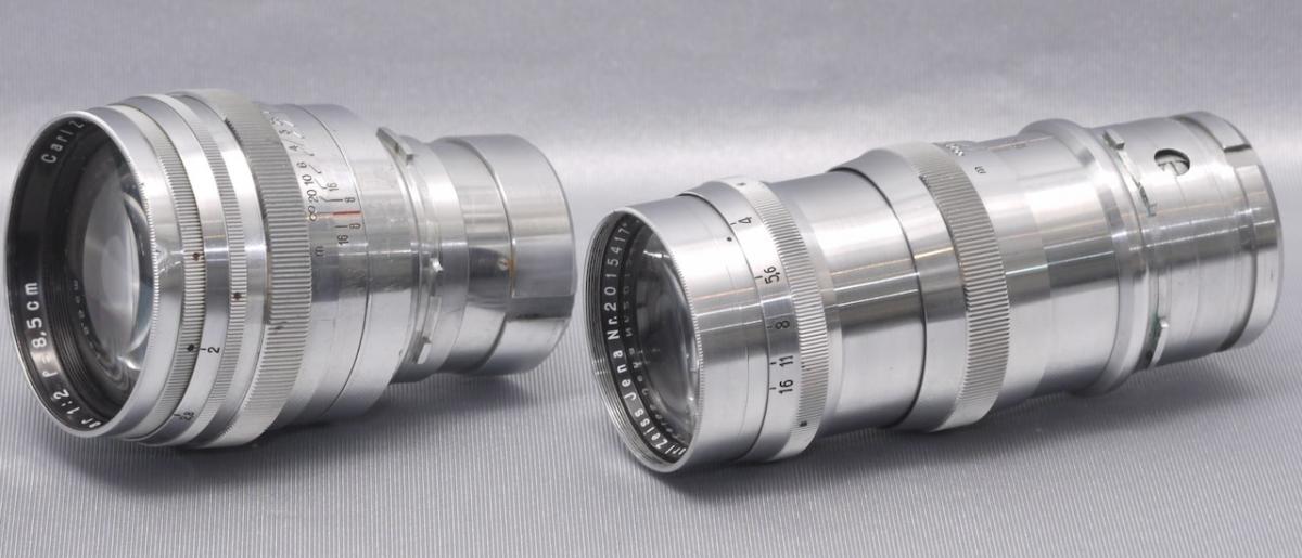 Zeiss コンタフレックス 2眼レフ ゾナー50mm f 1.5, 85mm f 2