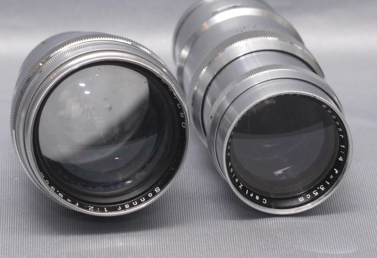 Zeiss コンタフレックス 2眼レフ ゾナー50mm f 1.5, 85mm f 2