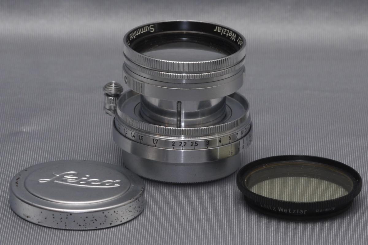 ライカ ズミタール 50mm f 2 (L) 丸絞り