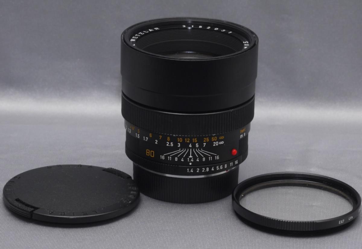 ライカ ズミルックス R 80mm f 1.4 3カム