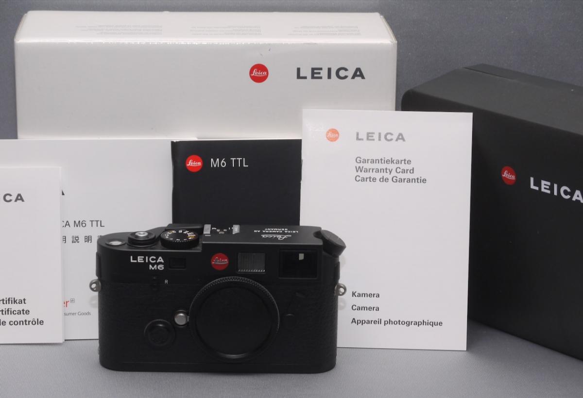 ライカ M6 TTL. 0.72 ジャパンモデル ブラッククローム 10433  メーター保証無し